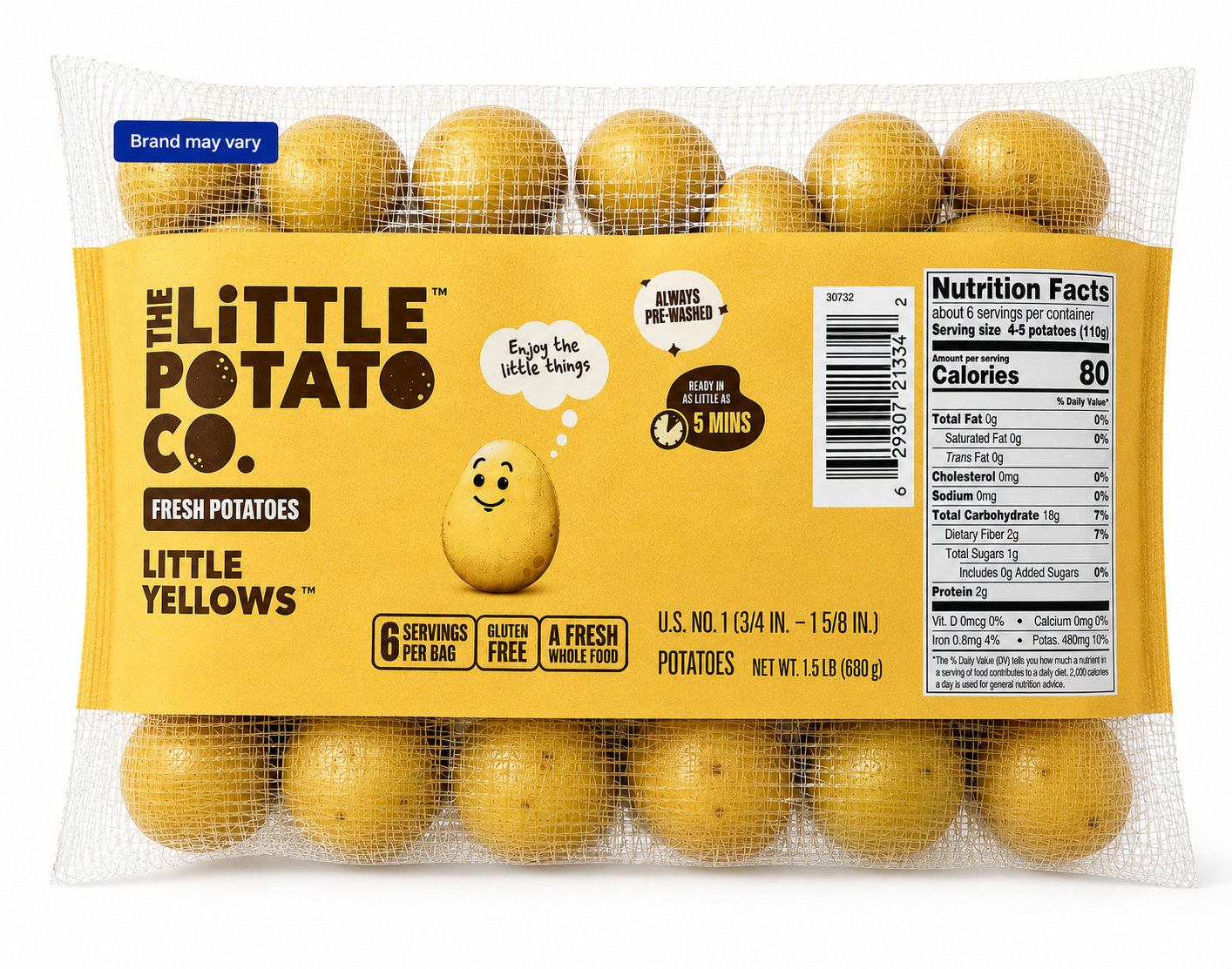 Fresh Yellow Petite Potatoes, 1.5 lb Bag