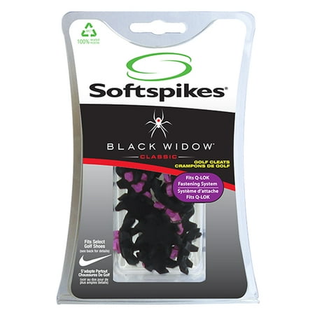 Softspikes Black Widow Classic Qfit, 18 Count