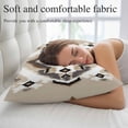 thumbnail image 5 of Black Brown Pillow Covers 16"x24", Boho Vintage Southwestern Ethnic Geometric Soft Brushed Microfiber Breathable Throw Pillow Covers, Pillowcase with Zipper for Couch Sofa Bedroom Living Room, 5 of 9