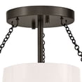 thumbnail image 3 of 46893BX Hinkley Lighting Collins - 12W 1 LED Medium Semi-Flush Mount-22.75 Inch Tall and 20 Inch Wide-Black Oxide Finish, 3 of 11