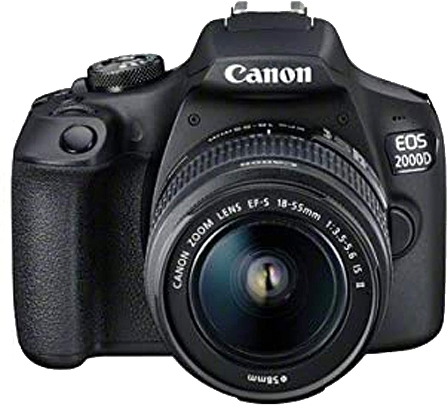 Canon EOS 2000D (Rebel T7) DSLR Camera with 18-55mm f/3.5-5.6 Zoom Lens, 64GB Memory,Case, Tripod and More (28pc Bundle) - image 2 of 8