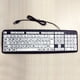 thumbnail image 3 of Teclado de computadora grande de ordenador de impresión grande de 107 teclas, fácil, de la de la de la de impresión grande, plug ; play de tamaño completo con Magideal Teclado de computadora grande, 3 of 6
