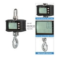 thumbnail image 4 of Digital Hanging Scale 1000kg/ 2204lbs Portable Heavy Duty Crane Scale LCD Backlight Industrial Hook Scales Unit Change/Data Hold, 4 of 6