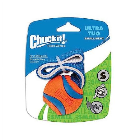 UPC: 0660048001720 | Chuckit Ultra Tug Dog Toy  Small Fetch and Dog Ball Tug Toy for Dogs 0-20 Pounds