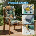 thumbnail image 3 of Eurhowing Adirondack Chair Cushions 2Pcs, 44x20x4 Inch Waterproof Outdoor Rocking Chair Cushion, High Back Chair Seat Pad for Patio Furniture, Print05, 3 of 11