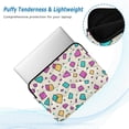thumbnail image 2 of FORMRS 15-15.6 inch Laptop Sleeve Case Soft Carrying Quilted Computer Bag Cover, Beige Retro Pattern, 2 of 7