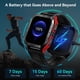 thumbnail image 4 of Reloj inteligente AMAZTIM M2 para hombre con batería de 60 días, 50 m, resistente al agua, 4 of 6