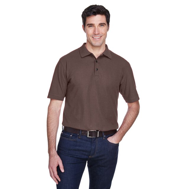 Polo Hombre Whisper Piqué Chocolate S Ultraclub 8540