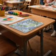 thumbnail image 6 of FORMRS A4 Clipboard Folder with Pen Holder Horizontal Foldable School Office Binder, Vibrant Hydrangeas Pattern, 6 of 9