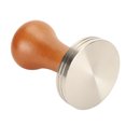 thumbnail image 1 of Solid Wood Handle Coffee Tamper, Stainless Steel, Easy to Use, Coffee Press Tamper, Uniform Powder Pressing, for Home Coffee Shop, 1 of 8