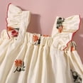thumbnail image 4 of Toddler Girls Summer Flower Prints Tops Vest Shorts 2pcs Outfits For Children Clothes, 4 of 5