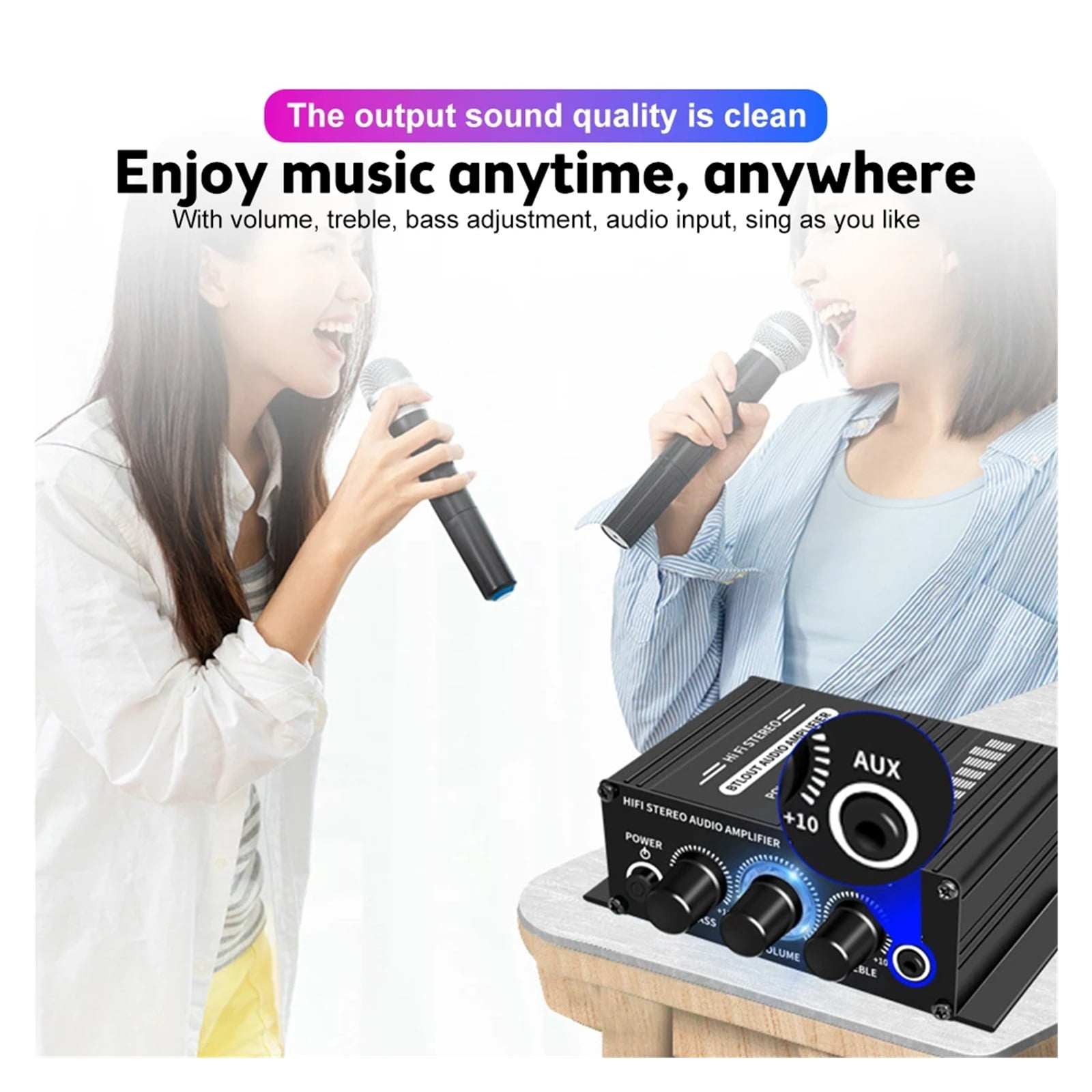 AK380/AK270/AK170 800W 12V Hifi Power Amplifier Stereo Home Car Amp Car Speaker Class D Car Home Sound Power Amp