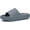 Grey, variant on Unisex Pillow Slides, Cushioned Cloud Sandals and Shower Slippers for Women and Men