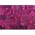 thumbnail image 1 of Ahgly Company Indoor Rectangle Patchwork Pink Transitional Area Rugs, 4' x 6', 1 of 4