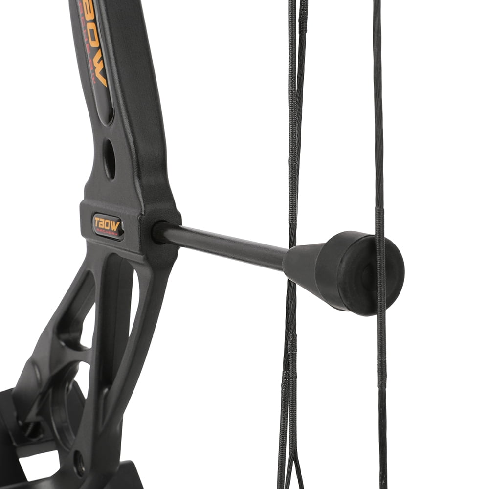 M133 Compound Bow, Adjustable 0-70 lbs Draw Weight, 16.4"-30" Draw Length, 30" Axle-to-Axle, 6.6" Brace Height, 325 FPS, 80% Let-Off, Aluminum Alloy, Hunting Archery Bow for Adults