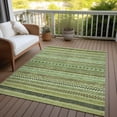 thumbnail image 6 of Addison Rugs Chantille Indoor/Outdoor Transitional Stripes Aloe Washable Rectangle Rug, 10' x 14', 6 of 6