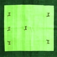 thumbnail image 1 of Ahgly Company Indoor Square Solid Green Modern Area Rugs, 4' Square, 1 of 1