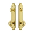 thumbnail image 3 of Grandeur Arcgvc_Tp_Eset_234 Arc Solid Brass Tall Plate Single Cylinder Keyed Entry Set -, 3 of 6