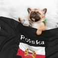 thumbnail image 2 of Pet Blanket Polska Polish Flag Soft Warm Sofa Car Bed Protector Washable for Puppy Large Dogs Cats, 2 of 7