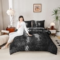 thumbnail image 4 of Castle Fairy Gradient Snake Print Full Size Comforter Sets,Gothic Bedding Sets, 4 of 8