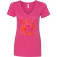thumbnail image 3 of Inktastic Life's Better Campfire Women's V-Neck T-Shirt, 3 of 5