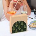 thumbnail image 3 of Yayeee Napkin Holder for Table Kitchen Paper Tissue Organization, Hand Drawn Christmas Trees, 3 of 8