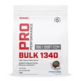 thumbnail image 2 of GNC Pro Performance Bulk 1340 Mass Gainer Protein Powder, Muscle Recovery & Growth, 50g, 1340 Calories, Gluten Free, Whey, Creatine, BCAA, Micronutrients, Cookies and Cream, 9 Servings, 2 of 8