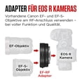 thumbnail image 3 of Adaptador de bayoneta Canon EF-EOS R para Canon 2971C005 negro, 3 of 6