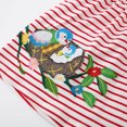 thumbnail image 2 of Girls Stripe Embroidery Birds Nest Sun Dress Q556 Size 2T-7, 2 of 4