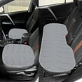 thumbnail image 5 of Kieccall 3 Pcs Car Seat Cover Full Set Car Front Seat Covers And Rear Benches Cover Originals Winter Plush And Warm For Automotive Suv Truck And Van Full Size Winter Set, 5 of 8