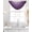 Purple, variant on Brown Beige Ombre Sheer Waterfall Valance Curtains for Window, Farmhouse Vintage Wooden Striped Rod Pocket Sheer Topper Swag Curtains for Living Room, Kitchen 38.5"W x 47.2"L, 1 Panel