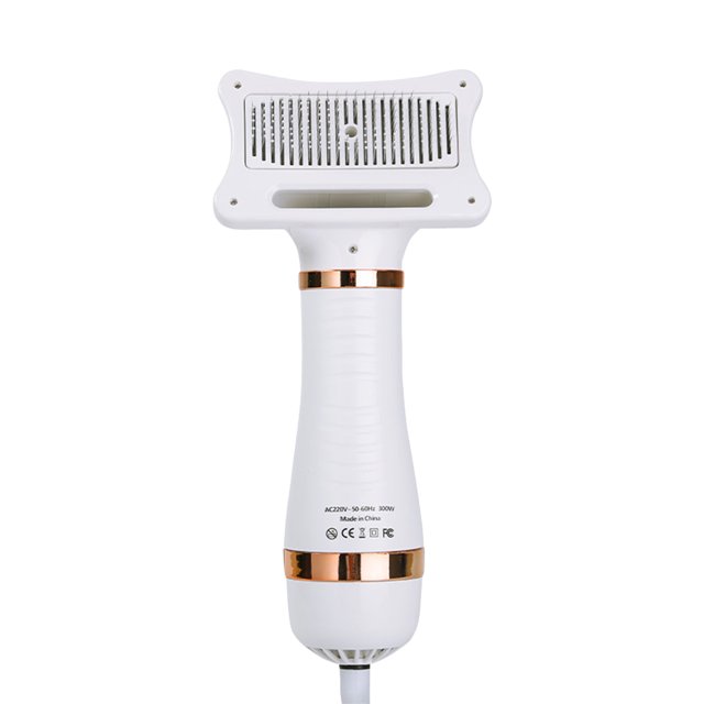 Peine de pelo para gatos, soplador de pelo para perros, secador de pelo portátil, accesorios para mascotas (dorado Reino Unido) Ehuebsd Libre de BPA