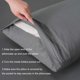 thumbnail image 4 of Sonoro Kate Juego De Funda De Almohada De Lujo De Microfibra Cepillada 1800 - Arrugas (Gris Oscuro, 2 Fundas De Almohada Estándar), 4 of 5