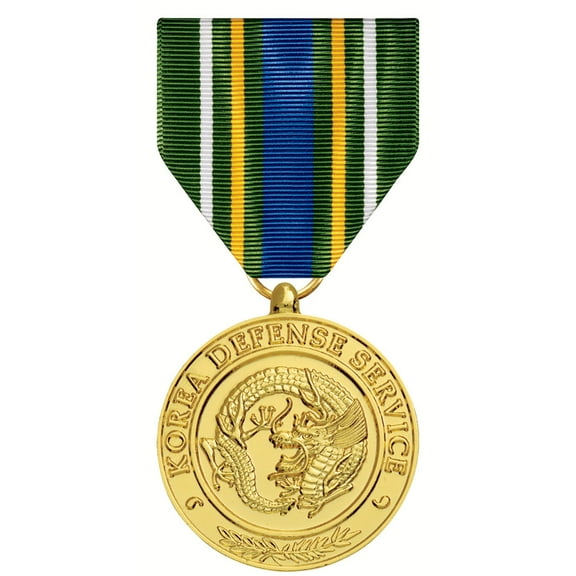 Korean Defense Service Medal Anodized Full Size