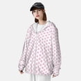 thumbnail image 3 of Balery Pink Paw Sudadera ligera de manga larga con capucha y protección solar UPF 50+ para hombre y mujer, ideal para pesca y running-Medium, 3 of 7