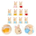 thumbnail image 3 of 10pcs Mini Rabbit Adornment Lovely Easter Rabbit Decor Cartoon Rabbit Adornment, 3 of 7
