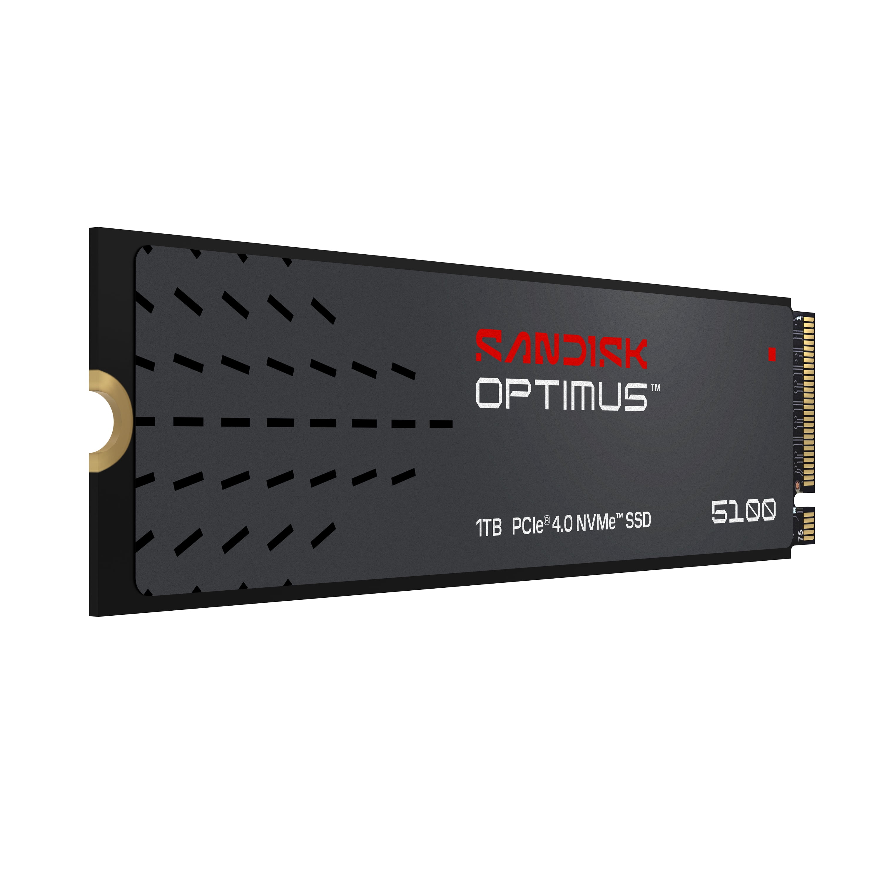 SANDISK Optimus 5100 1TB NVMe SSD - M.2 2280, PCIe Gen 4.0, Internal Solid State Drive - Read Speeds Up to 7,100MB/s, Upgrade Storage for PC/Laptops