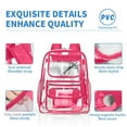 thumbnail image 4 of Summer Special Savings Office Tools!Kyusrd Heavy Duty Clear Backpack Stadium Security Approved Mini Gym Drawstring Bag, 4 of 8
