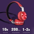 thumbnail image 5 of Bluetooth Headphones, 120H Playtime Headphones Wireless Bluetooth with 3 EQ Modes, Low Latency, Hands-Free Calls, Over Ear Headphones for Travel Home Office Cellphone PC, 5 of 7