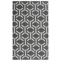 RugSmith Dark Grey Maze Anti-Fatigue Kitchen Mat, 20" x 36"