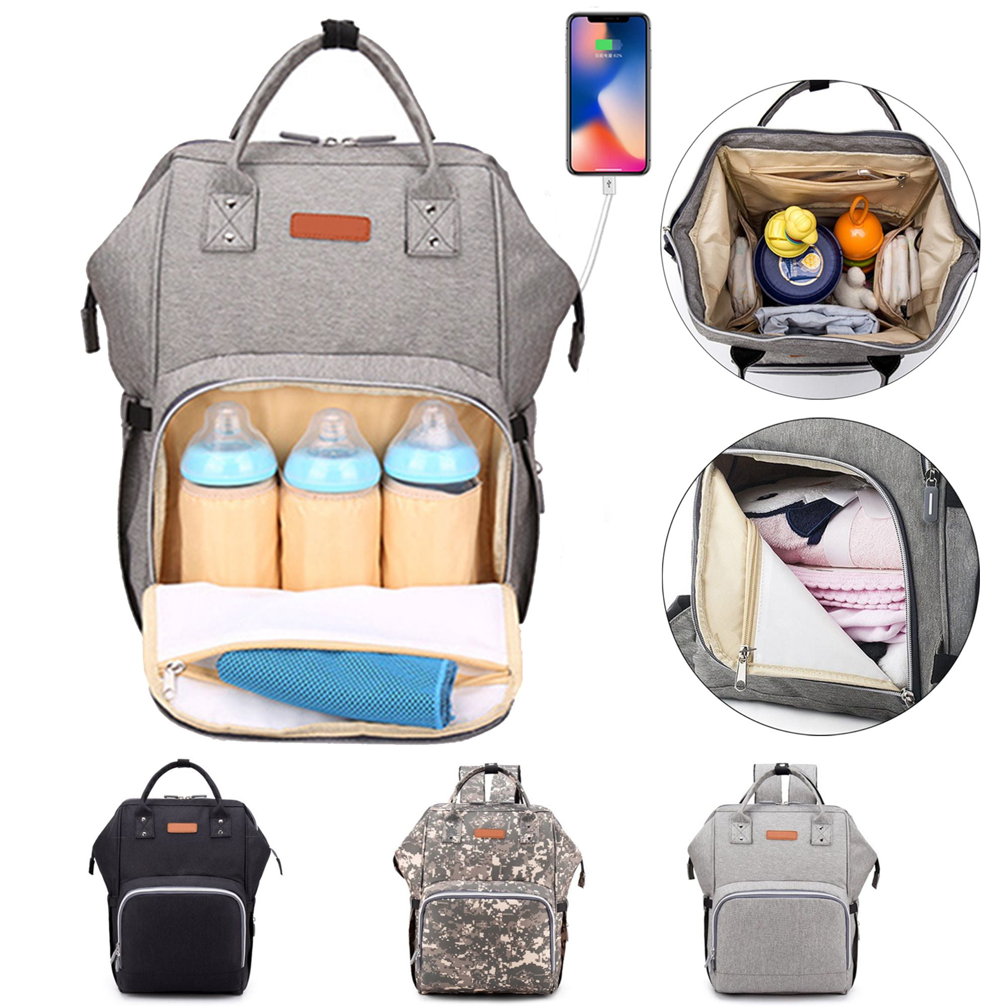 Gustave Multifunction Travel Diaper Bag Backpack Mummy Maternity Nappy