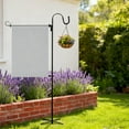 thumbnail image 4 of Upgraded Garden Flag Stand Garden Flag Pole Stand With Shepherd's Hook For 12x18 Inch Flag Yard Flag Stand For Garden Flags (Solar Lights And Flags Not Included, 4 of 4