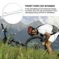 thumbnail image 3 of COSMOBETTY Stainless Steel Double Head Front Fork Spanner for Bike Use 24/26mm Silver, 3 of 8