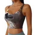 thumbnail image 2 of Fotbe Regal Shiba Inu Sujetador Deportivo Largo sin Aros para Mujer con Almohadillas y Soporte Medio, Transpirable y Absorbente, Camiseta Tipo Chaleco o Tank Top-Medium, 2 of 8