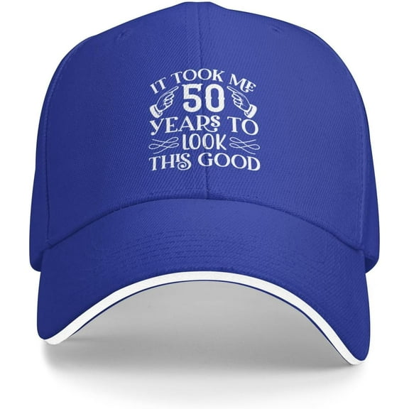 Funny 50th Birthday Gift for Men Women It Took Me 50 Years to Look This Good Hat Vintage 1973 Baseball Cap Black