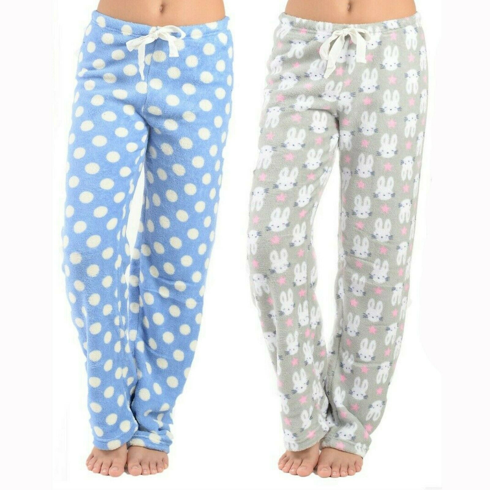 Comfy Lifestyle Women's Ladies Plush Soft Fleece Pajama Sleep Lounge Pants Sleepwear