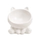 thumbnail image 1 of Cuenco alimentador de cerámica para gatos, recipiente para alimentos, accesorio de fácil lavado, cuenco de , cuenco para beber para gatos, comida seca y húmeda en interiores, 1 of 8