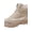 Beige, variant on Men's Hiking Shoes, High Top Waterproof Boots, Anti Slip Outdoor Trekking Work Shoes, Lightweight Ankle Trail Footwear
