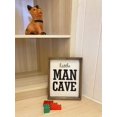 thumbnail image 3 of Letrero de madera para pared "cuevita del pequeño hombre" para habitación de niño pequeño - arte de pared estilo granja moderno, 3 of 6