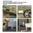thumbnail image 4 of Hanging Poultry Feeder, 3Pcs Duck Chicken Feeder Large Capacity Space Saving Plastic Fence Feed Trough for Farm Livestock Feeding Container, 4 of 7